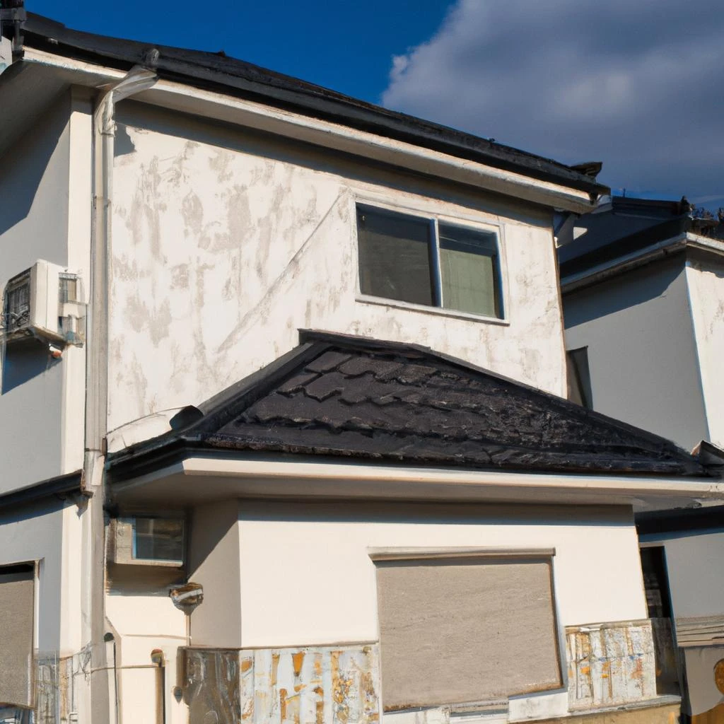 ひび割れ補修と防水施工