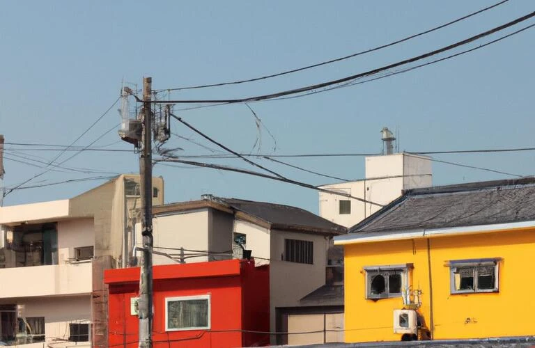 香川県の家、色で魅了する。