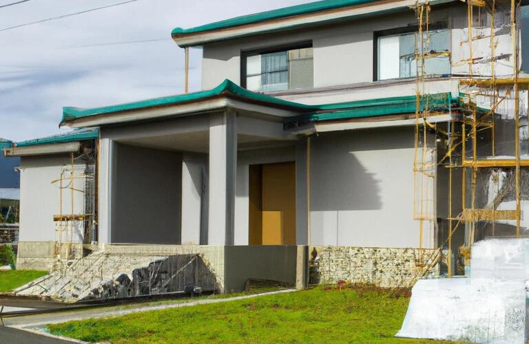 香川県の美しい庭と家を守る外壁リフォーム！
