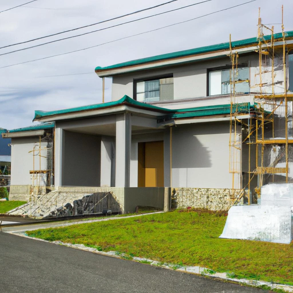 香川県の美しい庭と家を守る外壁リフォーム！