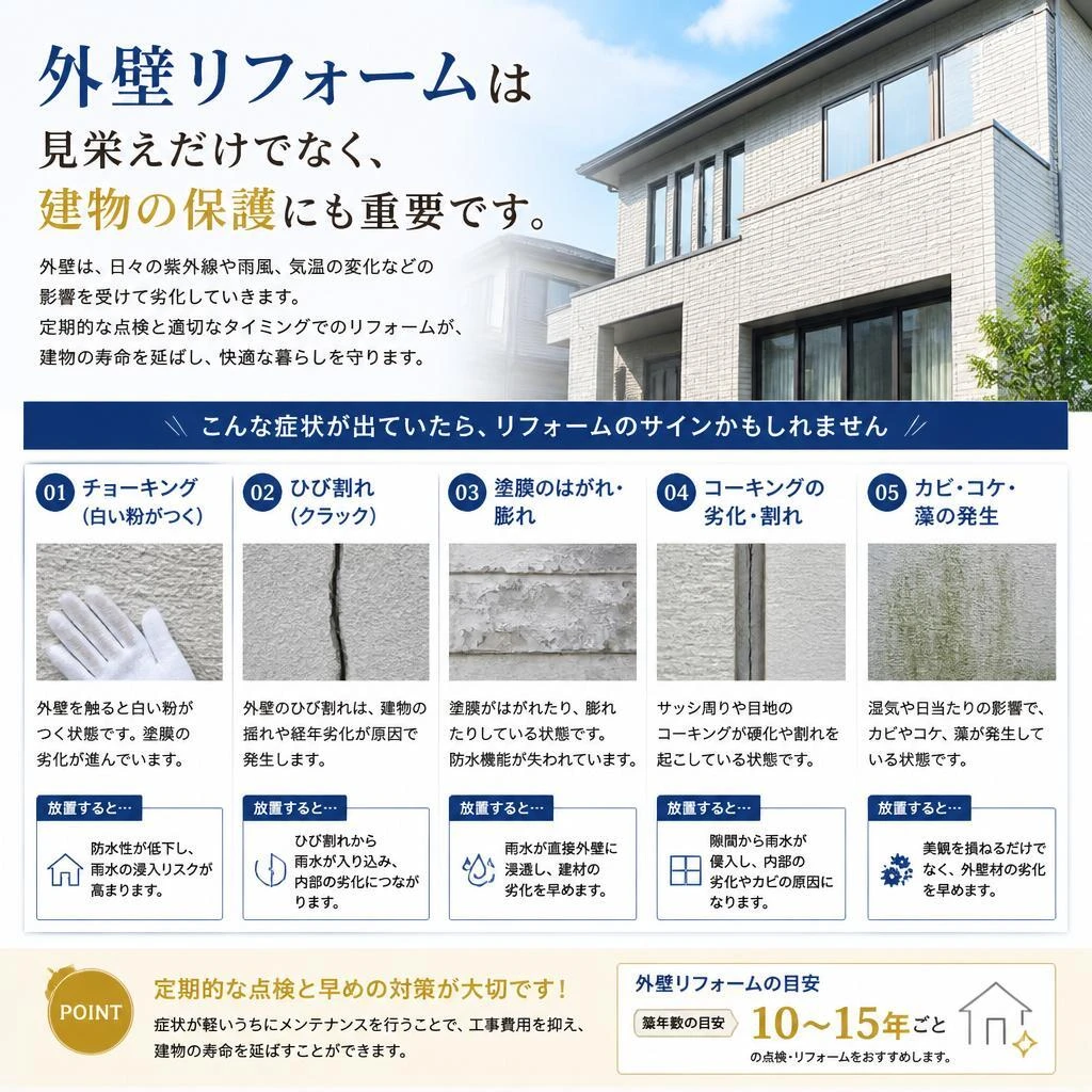 2. 外壁リフォームの必要性とは？