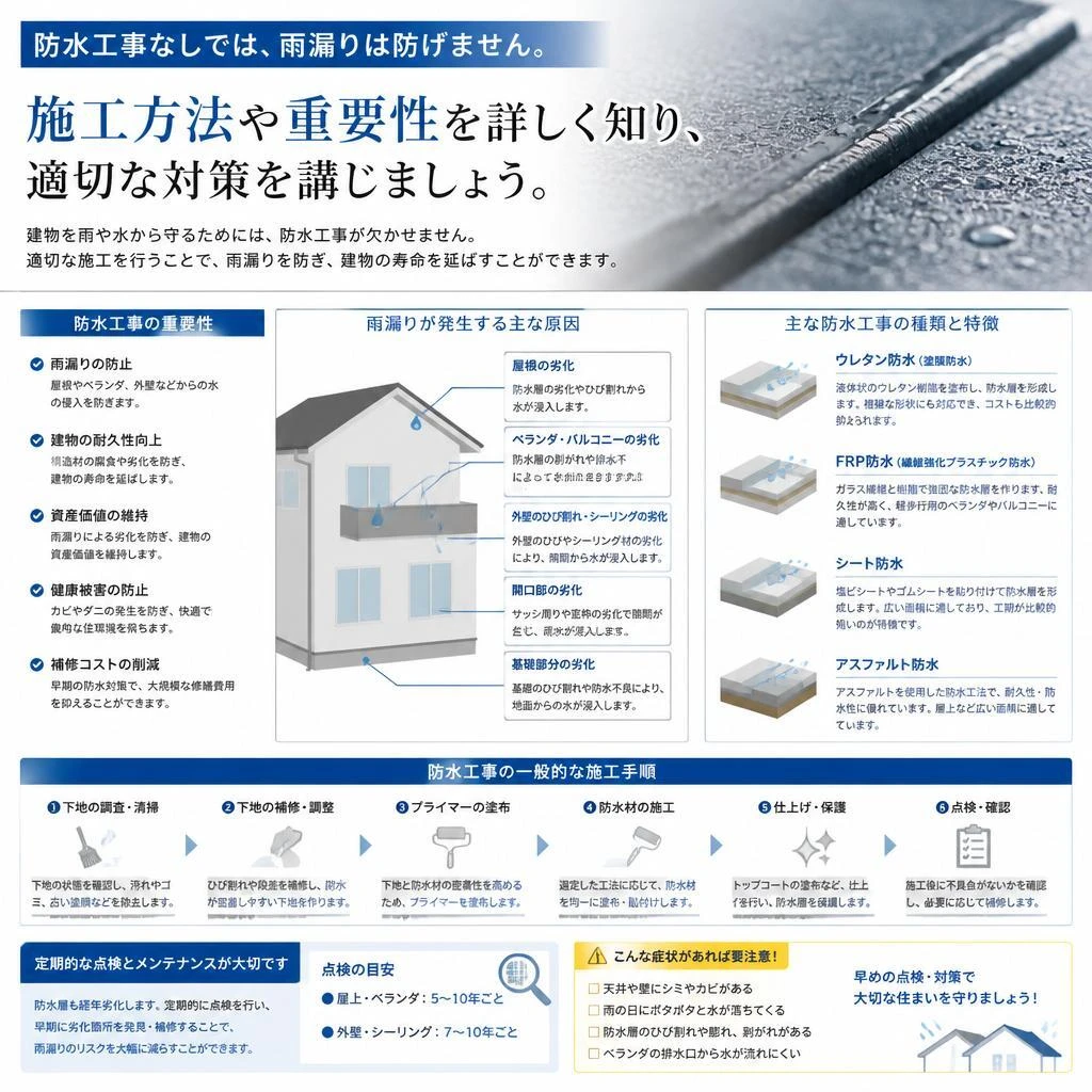 3. 防水工事の基本とその重要性