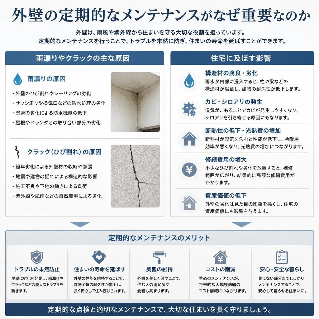 2. 外壁メンテナンスの必要性とは？
