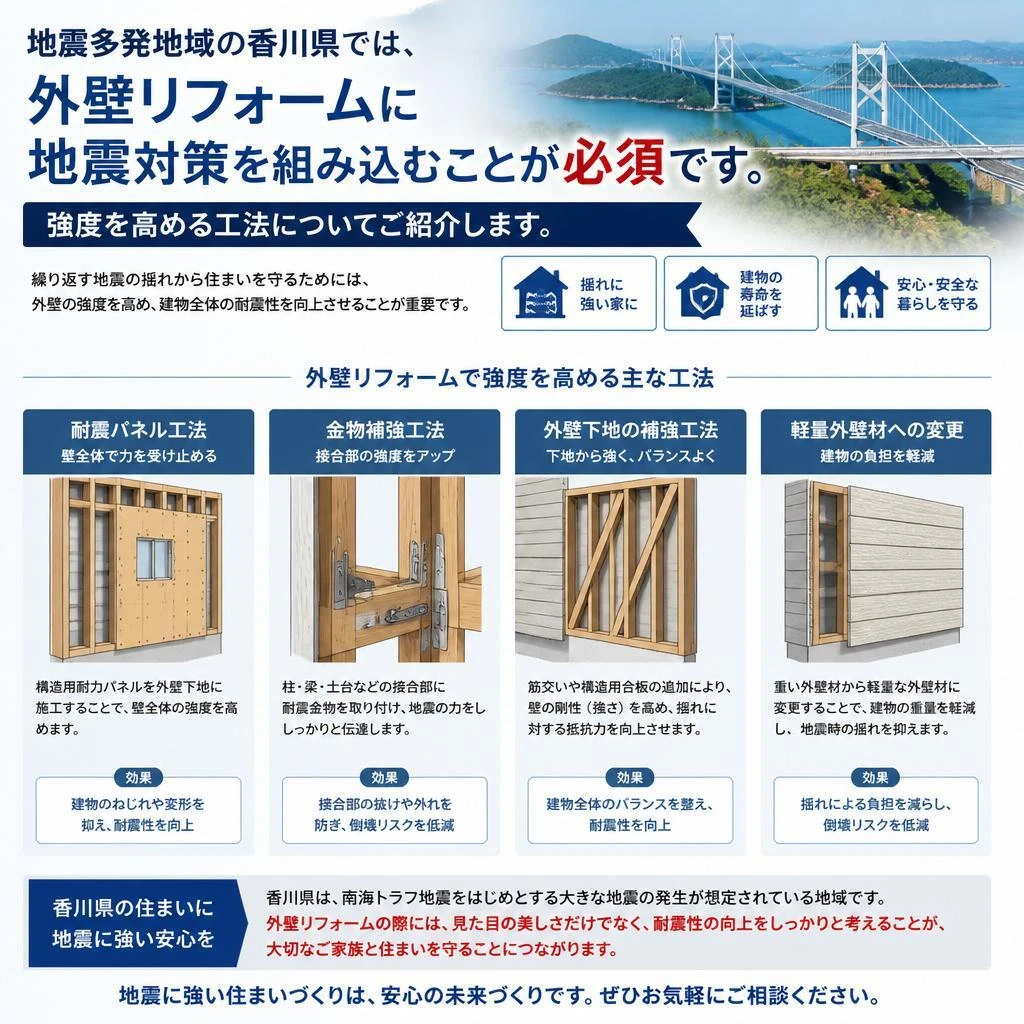 2. 地震対策としての外壁リフォーム