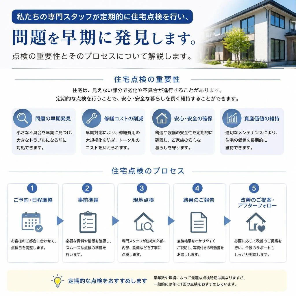 2. 住宅点検がもたらす安心感