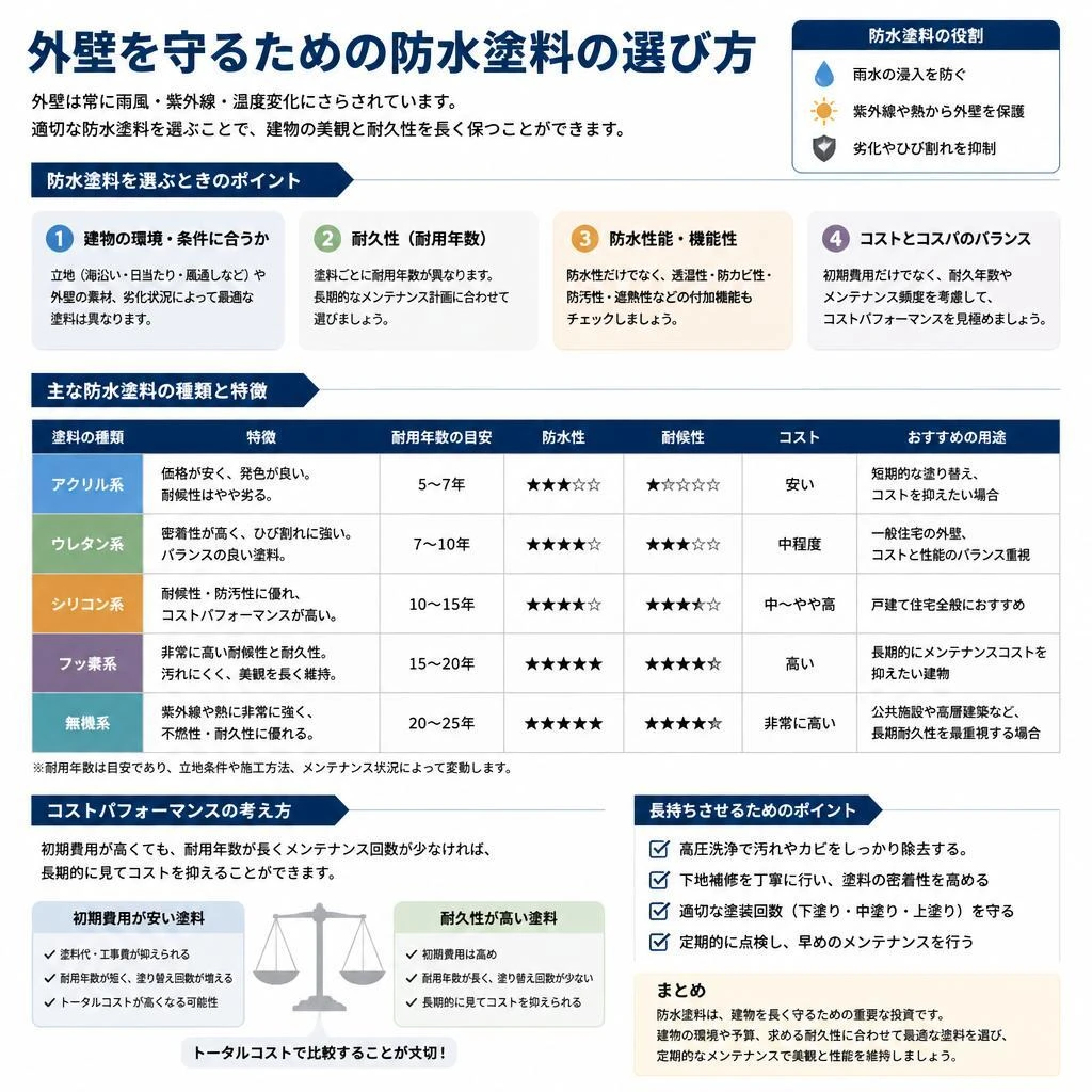 4. 効果的な防水塗料の選び方