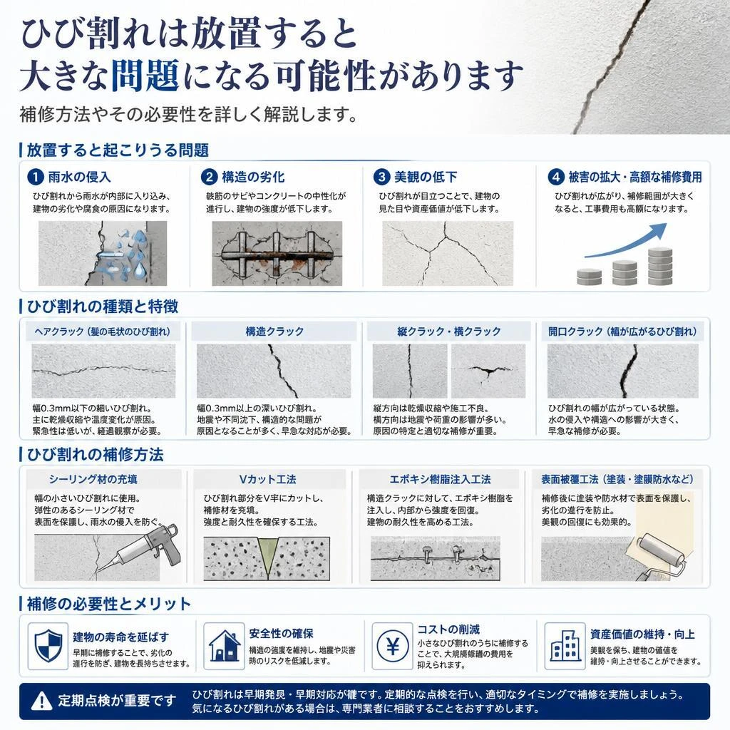 5. ひび割れ補修の必要性と方法