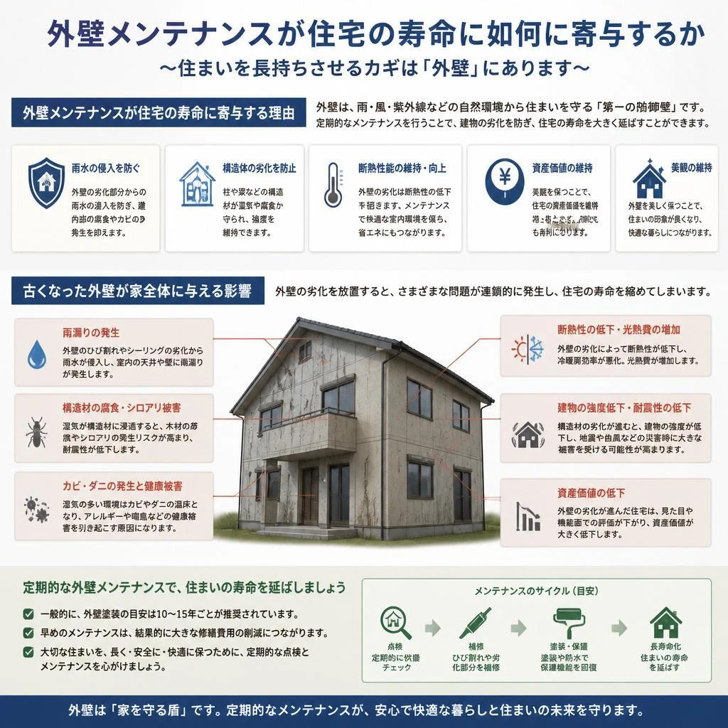 住宅の寿命を延ばす