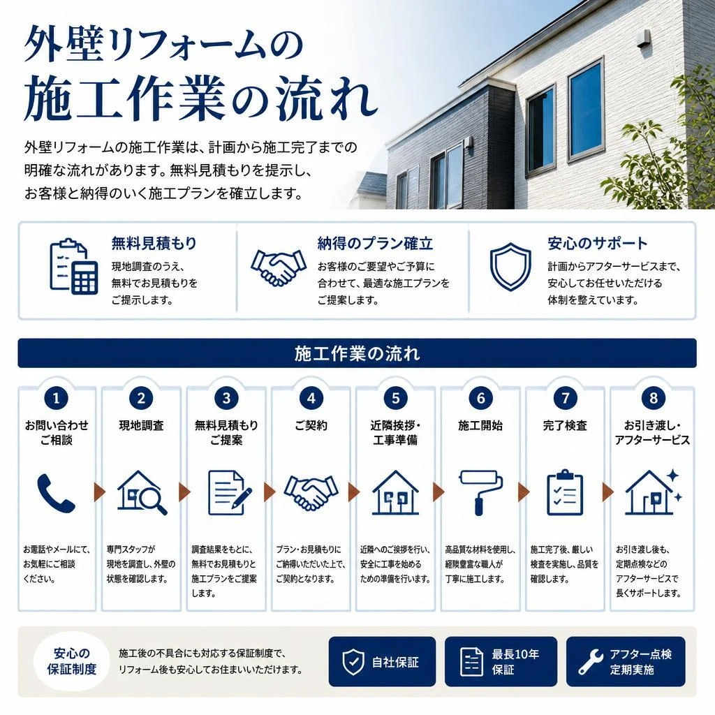 5. 施工の流れとお見積り