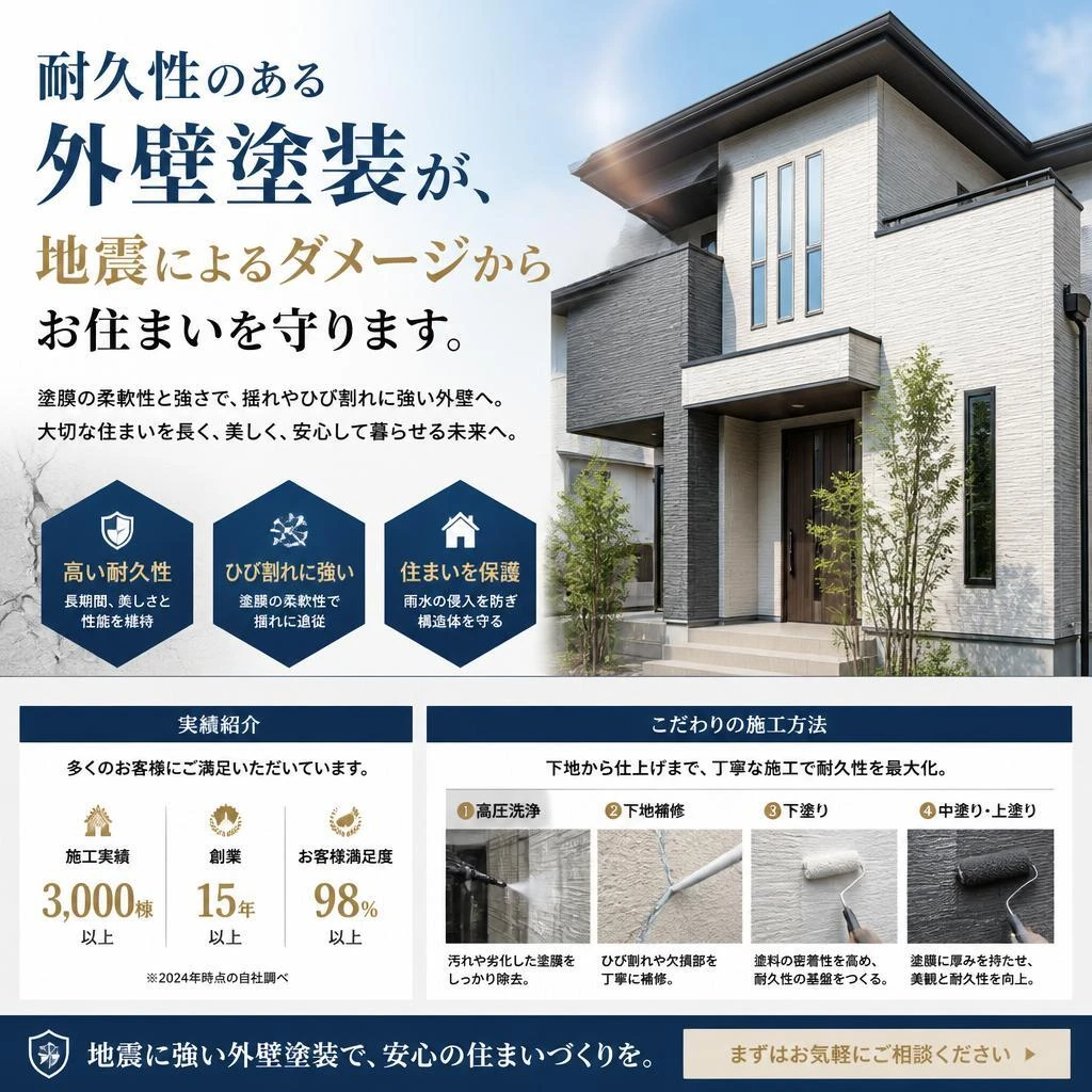2. 耐久性を高める外壁塗装