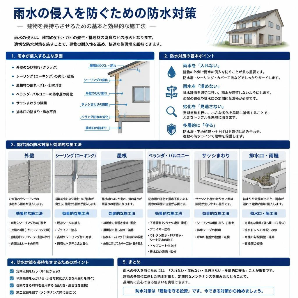 4. 防水対策のポイント