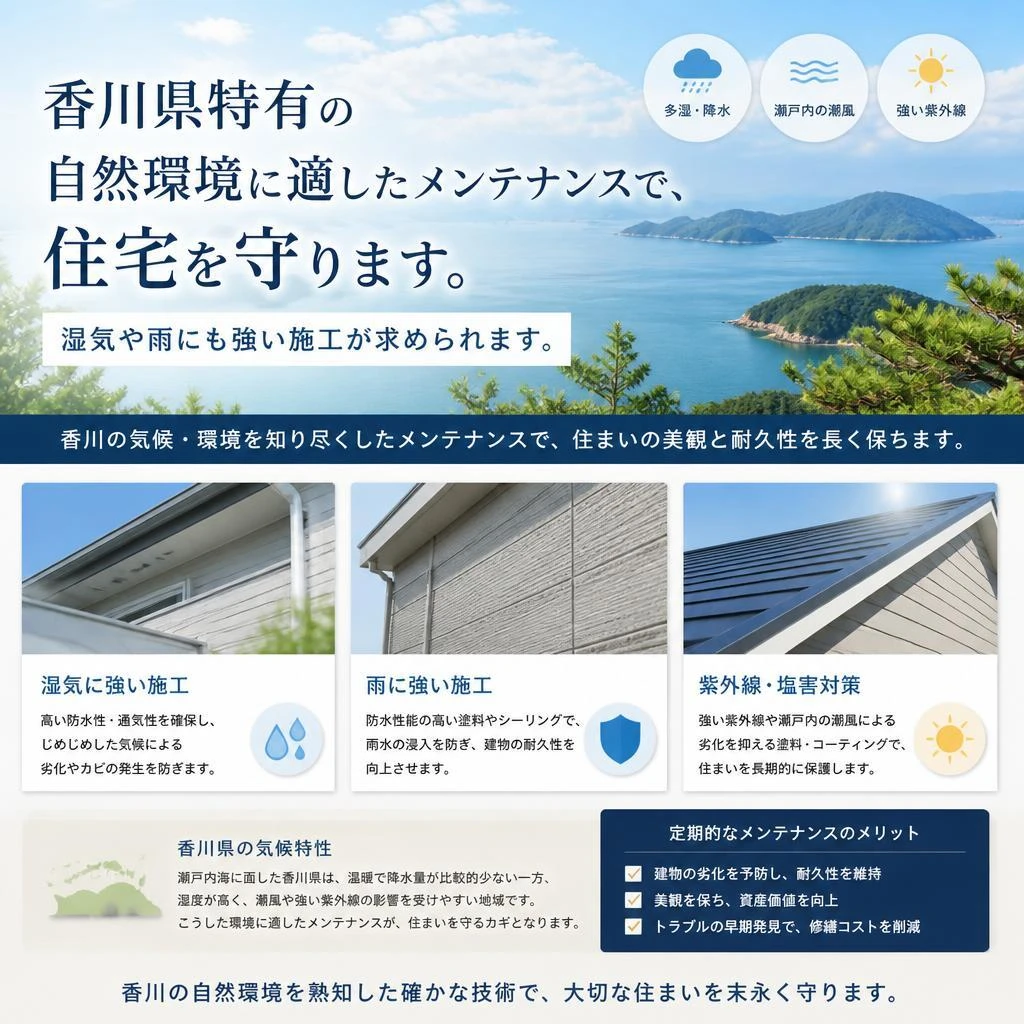2. 香川県の気候と住宅メンテナンス