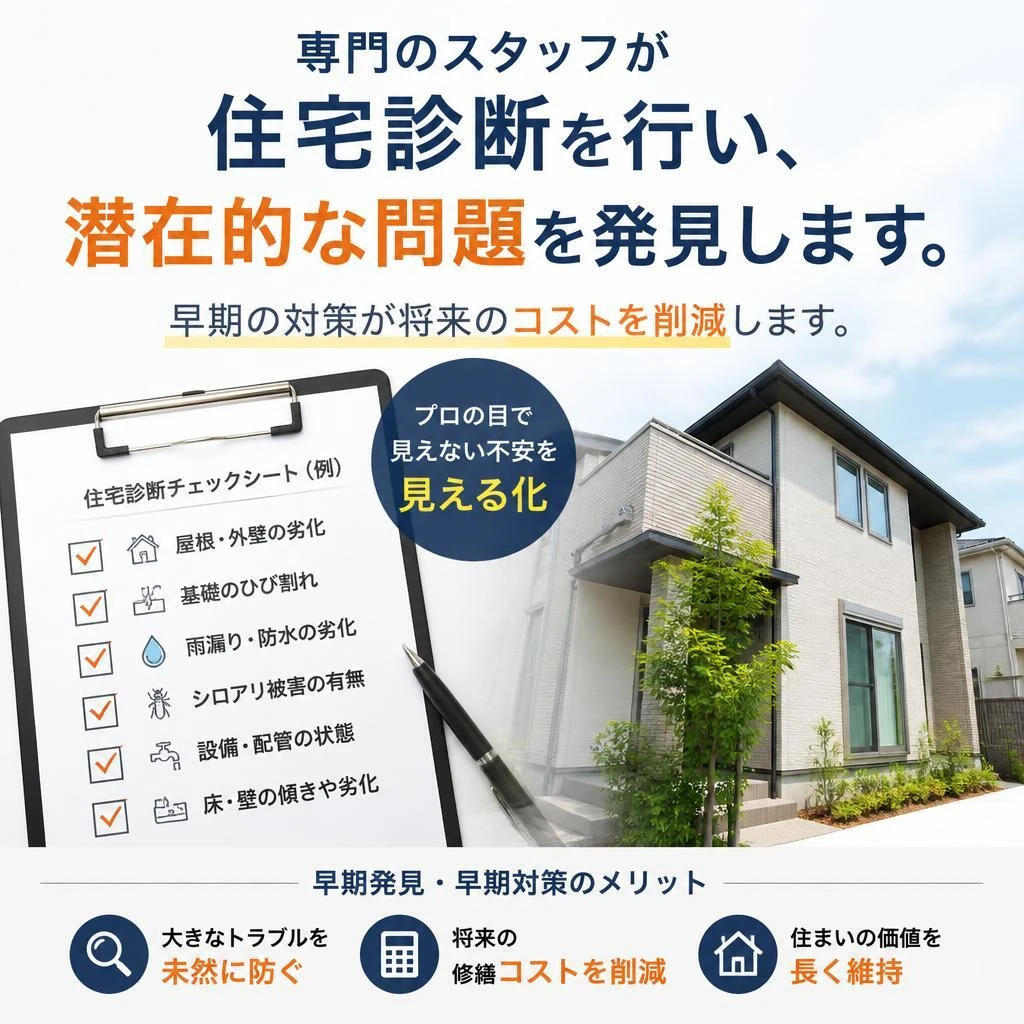 5. 住宅診断で不具合を早期発見