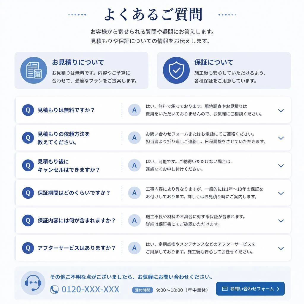 4. よくある質問