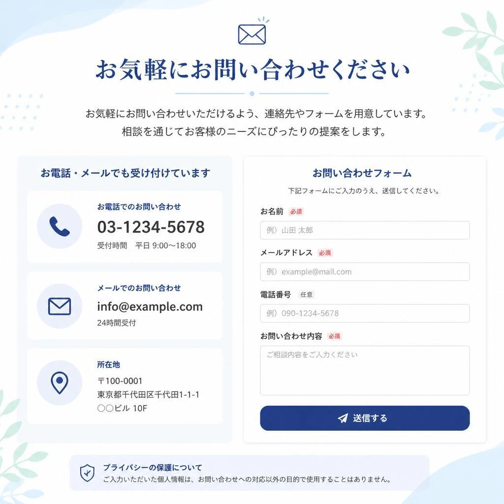 7. お問い合わせ