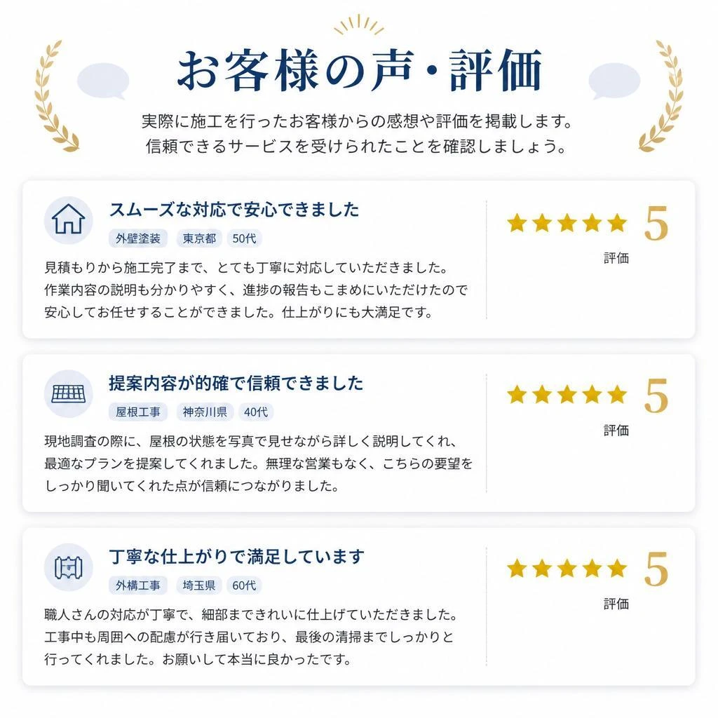 お客様の声