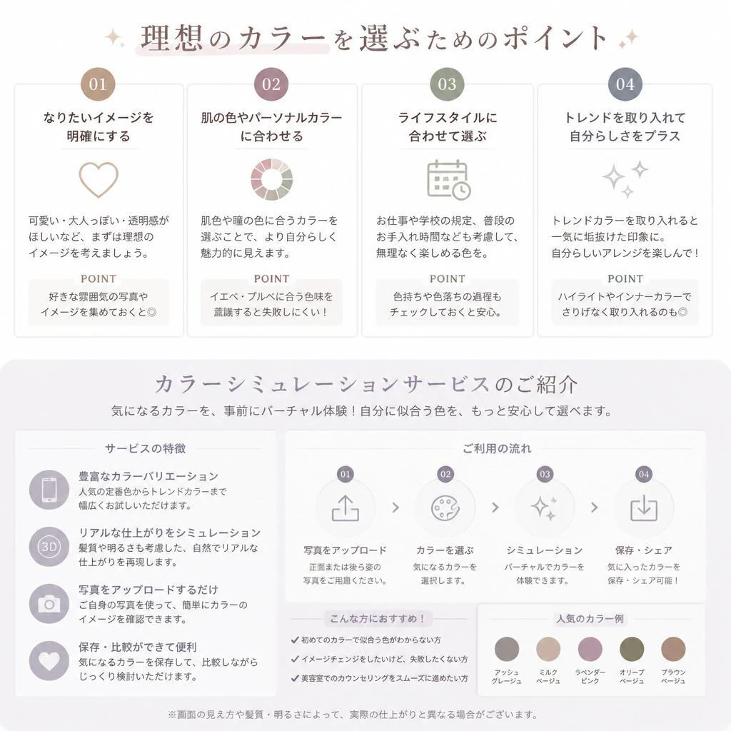 4. カラーチョイスの重要性