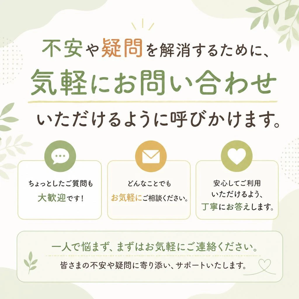 7. 今すぐお問い合わせを！