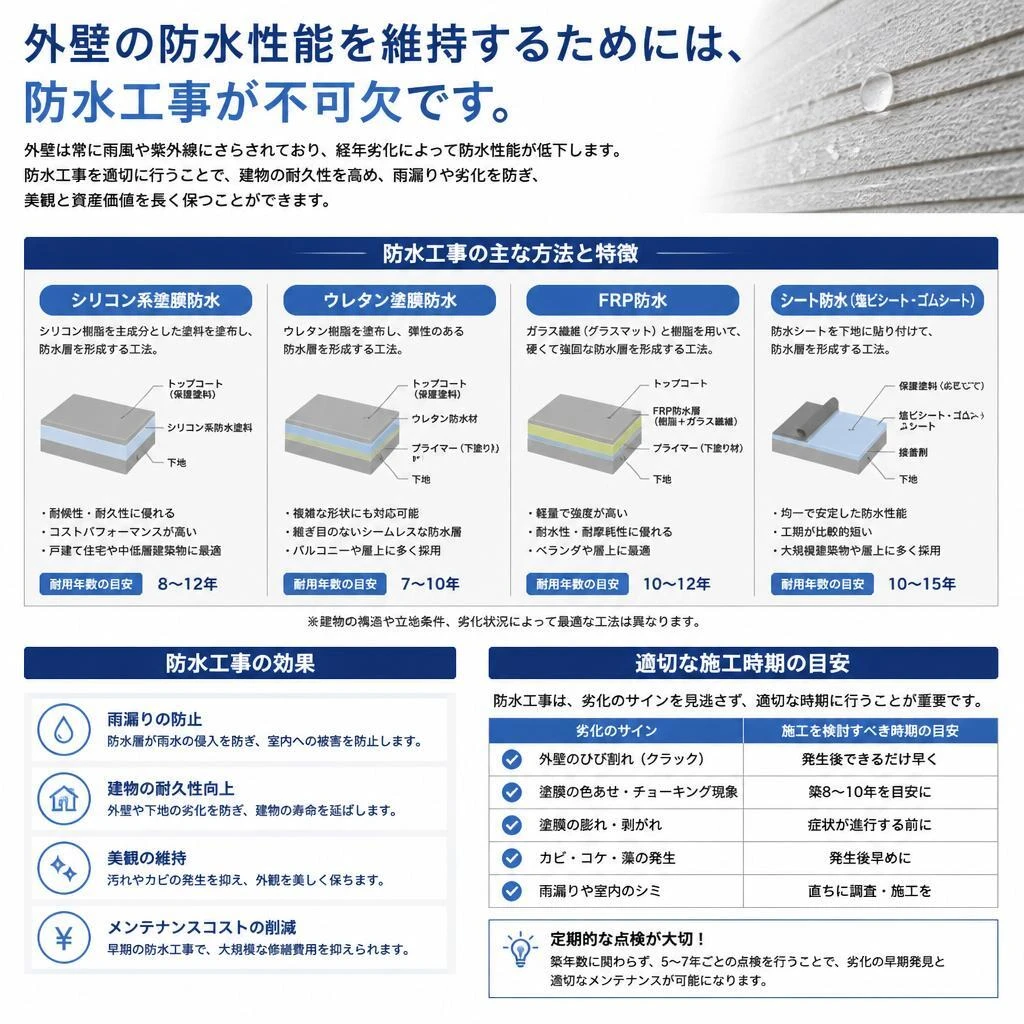 防水工事の必要性