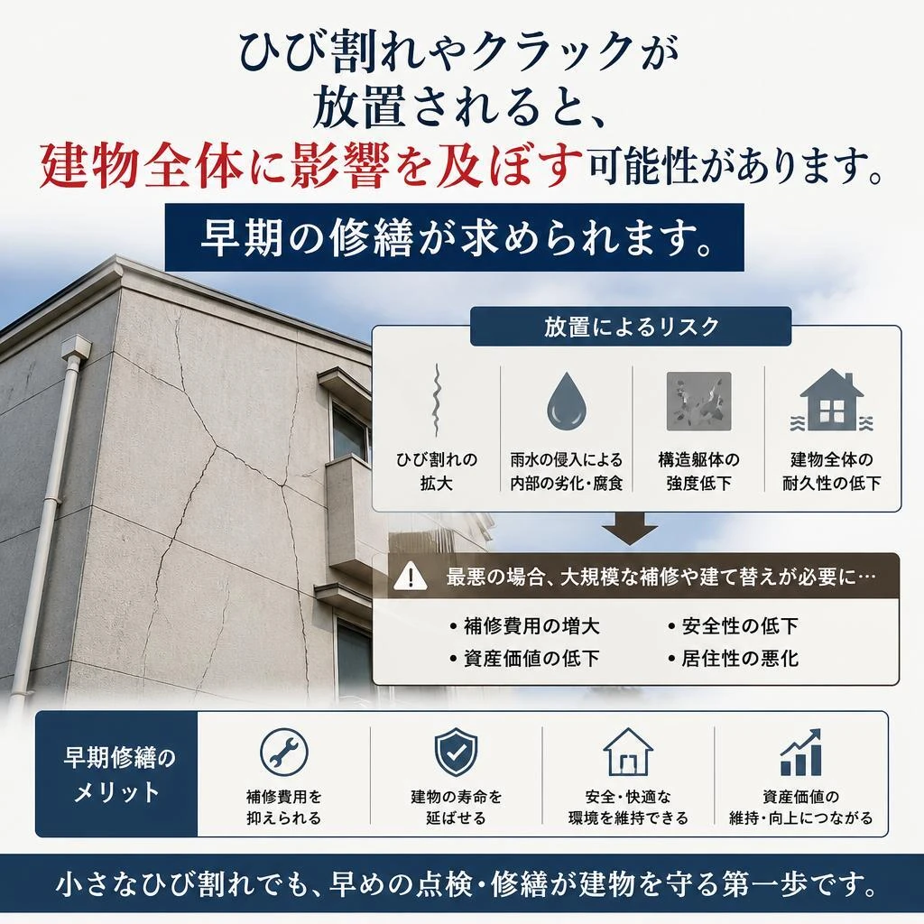 4. ひび割れ・クラック処理の重要性
