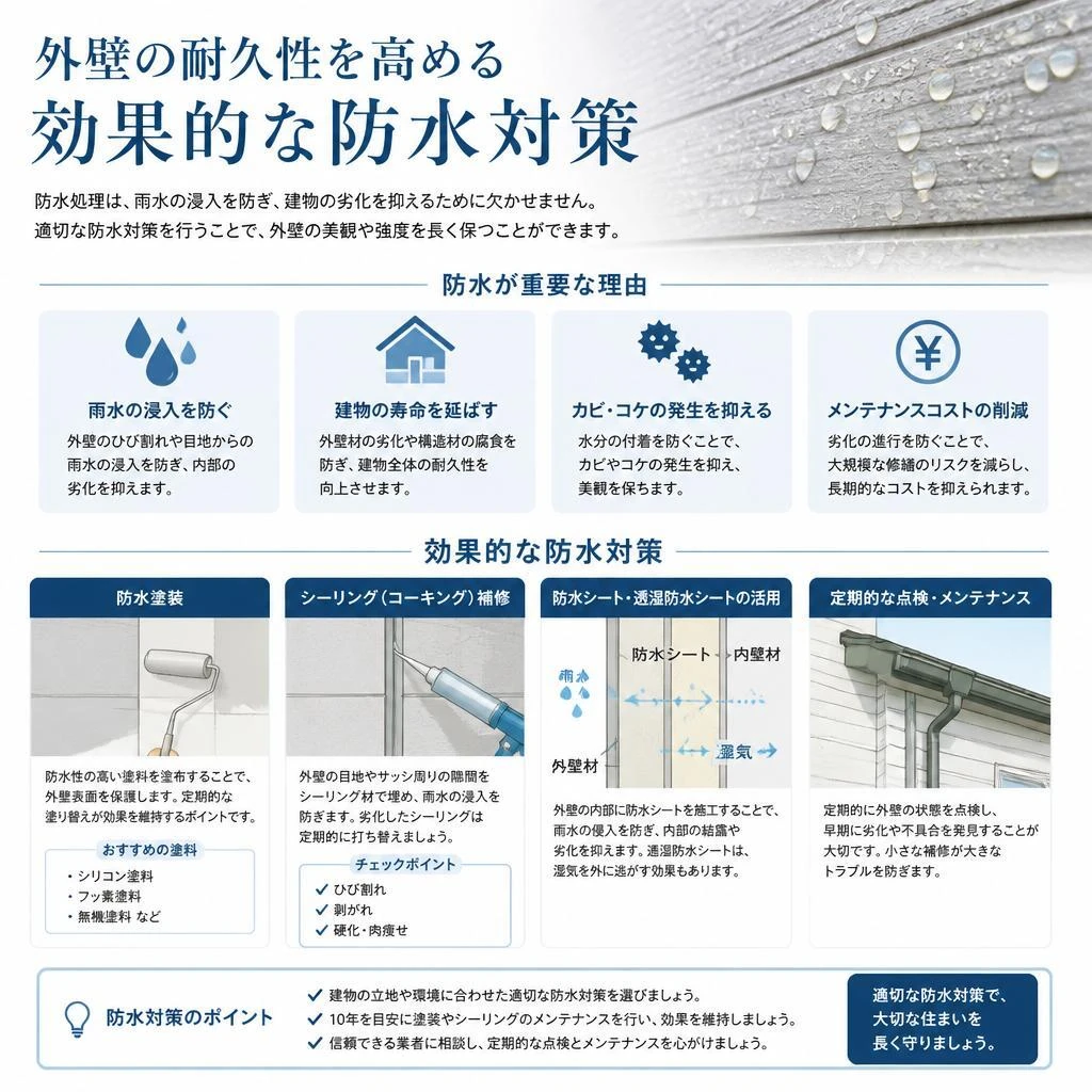 5. 防水対策で長持ちする住まいを