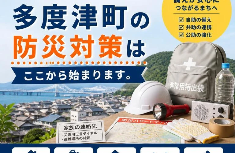 住まいの安全を守る！多度津町の防災対策はここから始まります。
