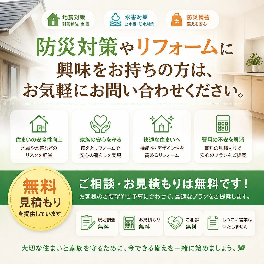 お問い合わせ・無料見積もり