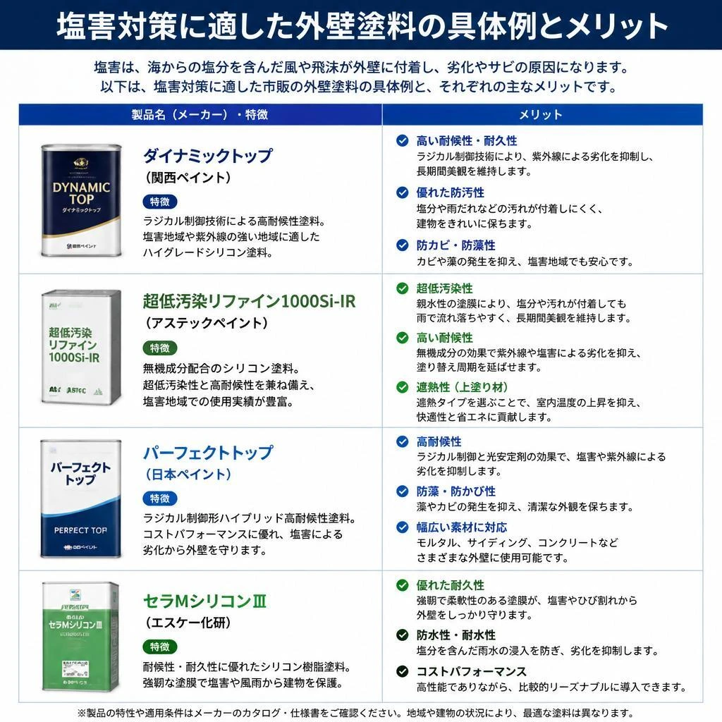 5. おすすめの外壁塗料