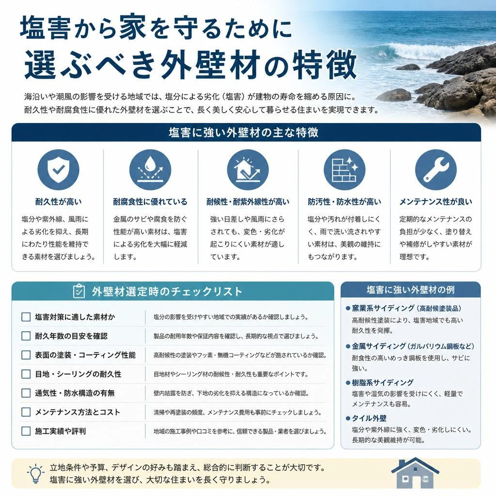 強固な外壁を選ぶポイント