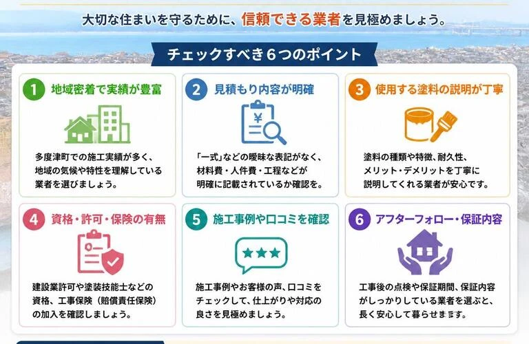 多度津町で失敗しない外壁塗装業者選びの秘訣