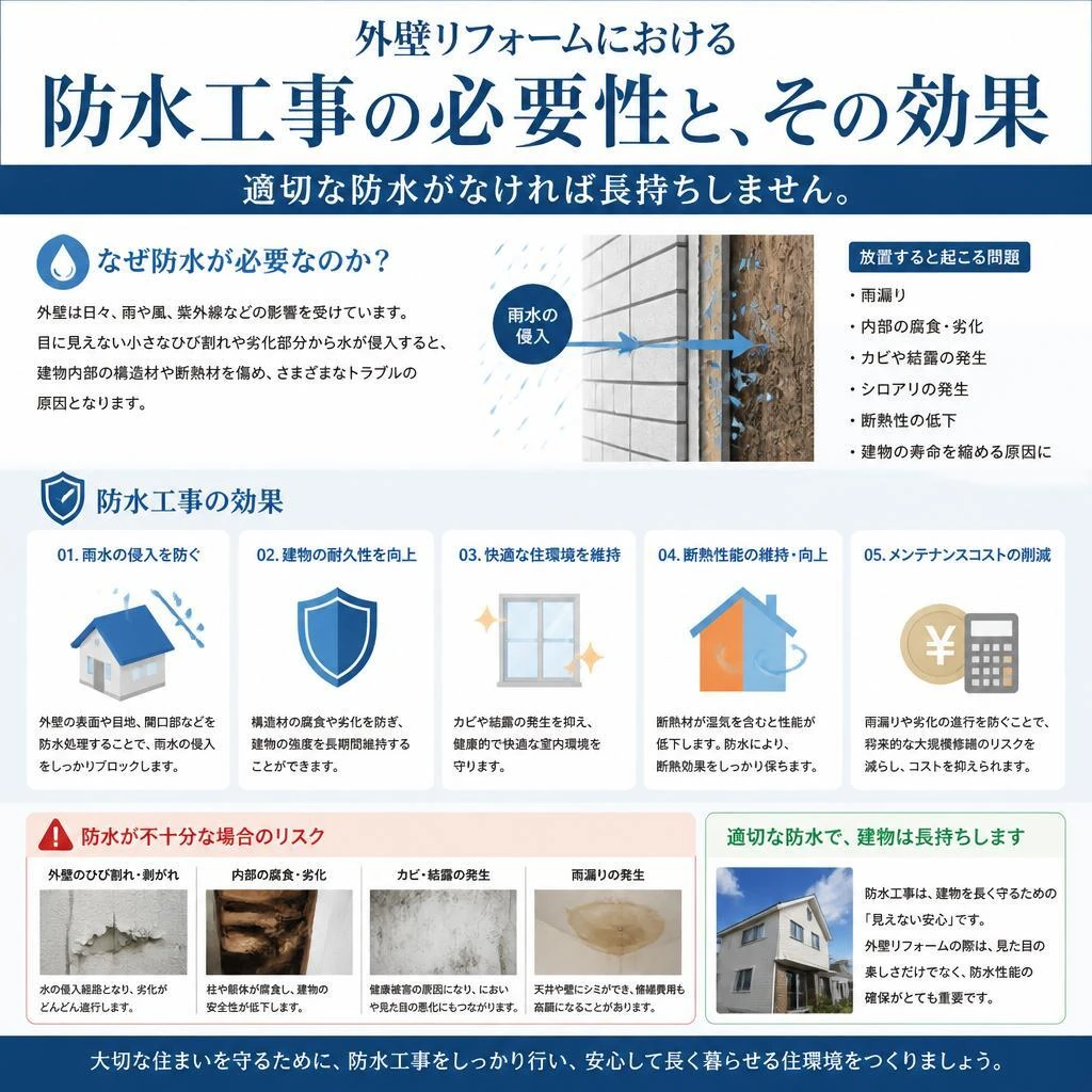 防水工事の役割