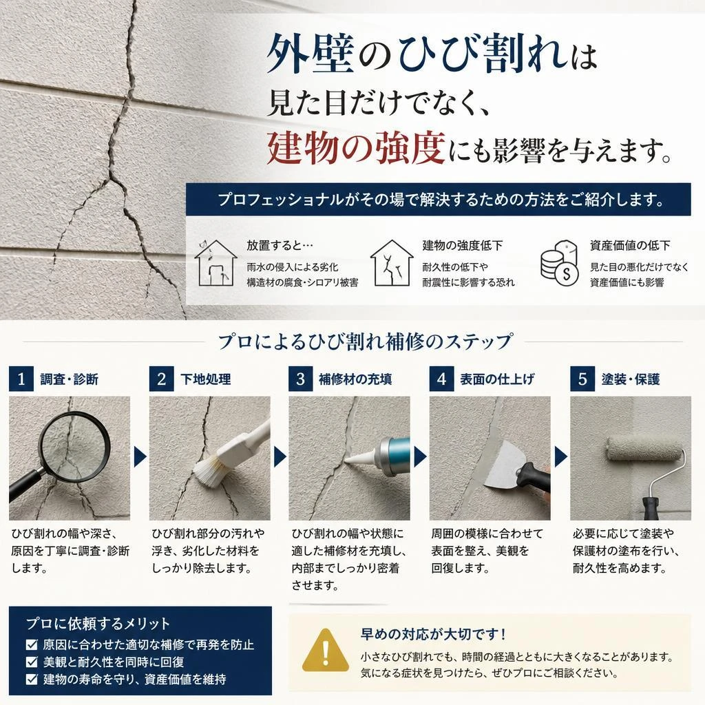 4. ひび割れ修理の方法
