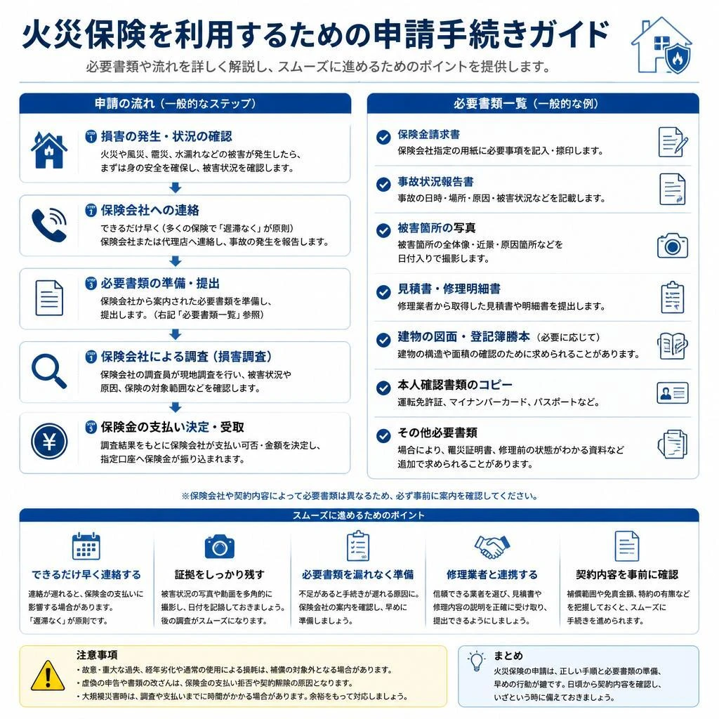 保険申請の手続き