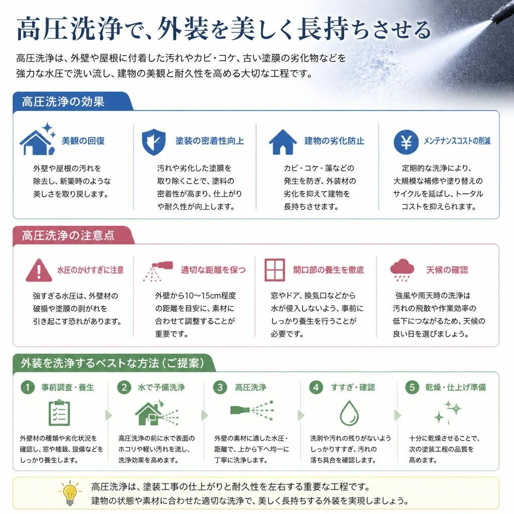4. 高圧洗浄のメリットとデメリット