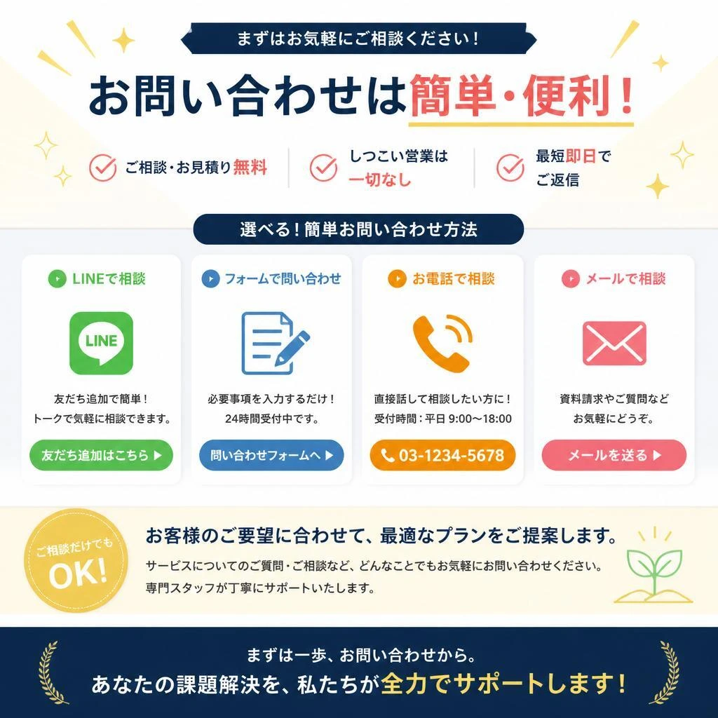 今すぐお問い合わせを！あなたの住まいを守るために