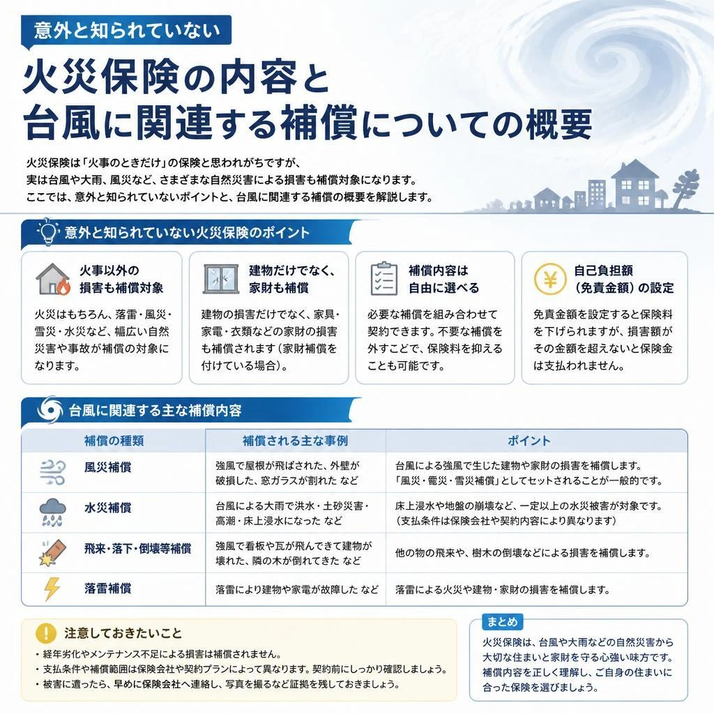 火災保険の基礎知識