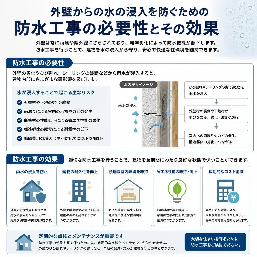 防水工事の重要性