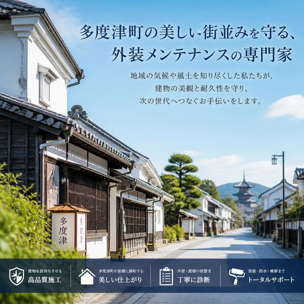 多度津町の美しい街並みを守る、外装メンテナンスの専門家