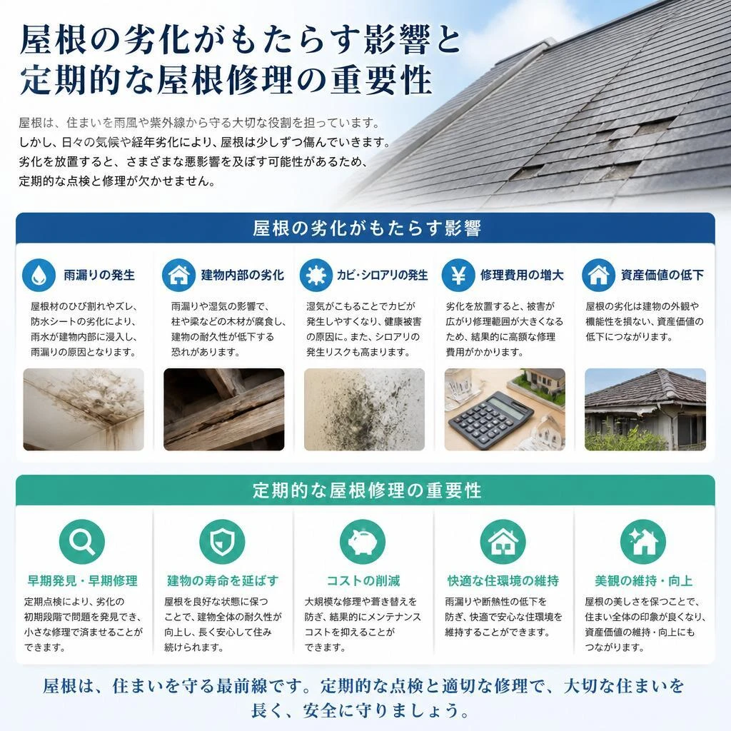 5. 屋根修理の必要性