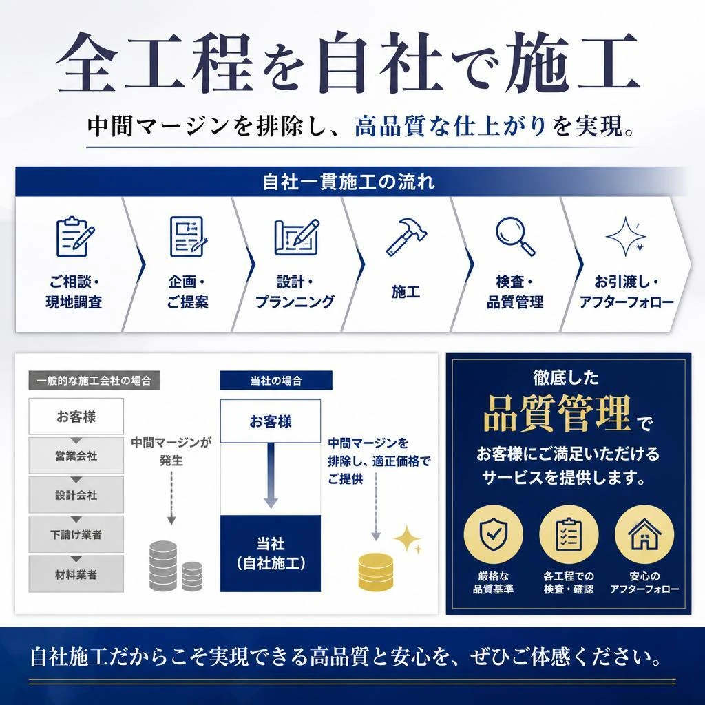 自社施工の強み