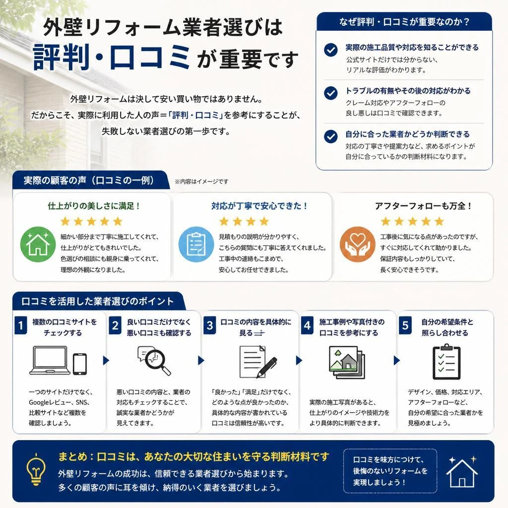2. 評判と口コミの重要性