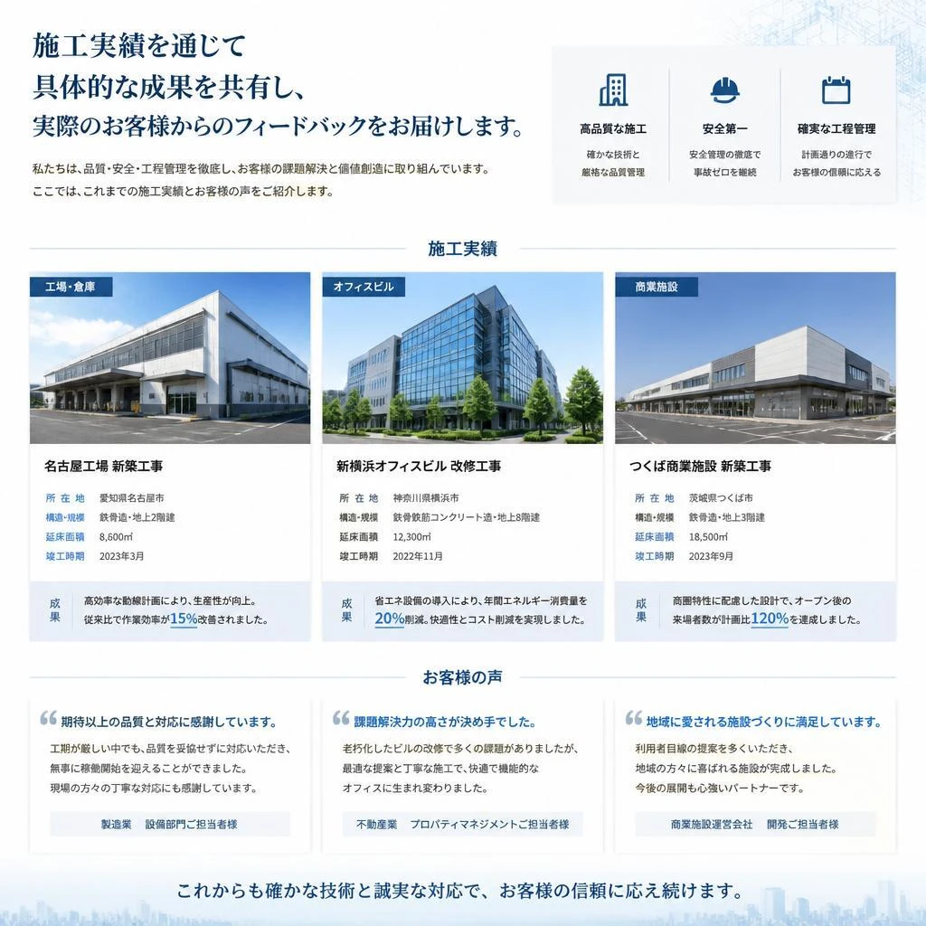 5. 実際の施工事例とお客様の声