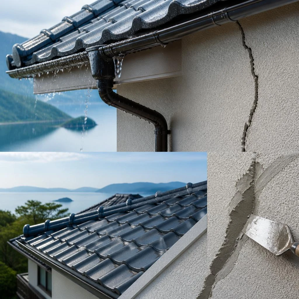 香川県の家を守る雨漏り修理とひび割れ補修のプロフェッショナル